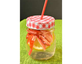 Eau fruitée fraise et citron