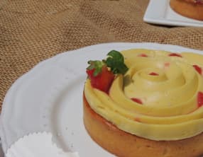 Tarte fraise verveine