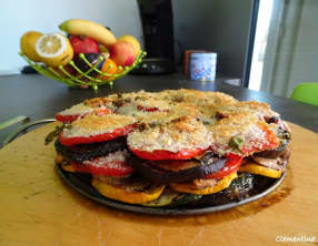 Tarte aux légumes grillés
