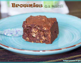 Brownies de Cyril Lignac au muesli