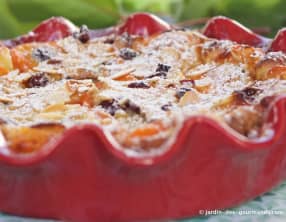 Clafoutis abricots et cranberry