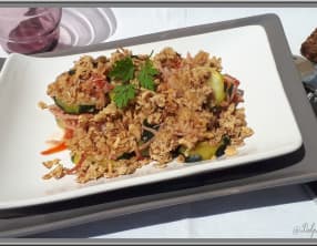 Crumble de légumes au muesli