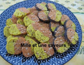 Sablé paprika, curry et ses graines