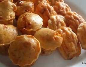 Madeleines et cannelés au chorizo