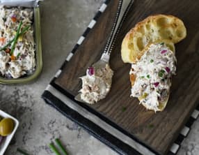 Rillettes de maquereaux à la ciboulette
