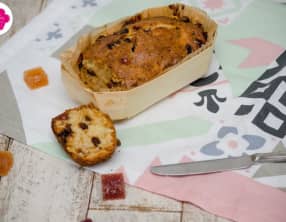 Cakes aux pâtes de fruits et raisins secs