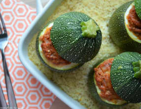 Courgettes farcies au thon