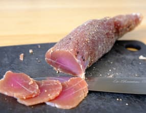 Filet mignon séché au poivre de Kampot