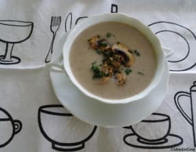 Velouté crémeux de champignons