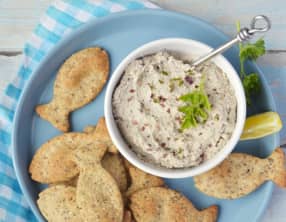 Rillettes marines et crackers