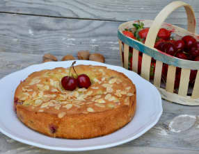 Moelleux cerises amandes