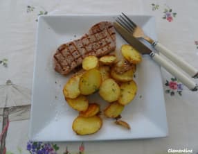 Pommes de terre Noirmoutier à la graisse de canard
