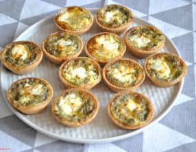 Tartelettes feta et herbes