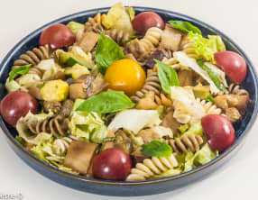 Salade de pâtes aux légumes d'été