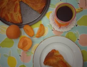 Gâteau light aux abricots