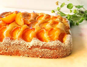 Gâteau moelleux aux abricots et ricotta