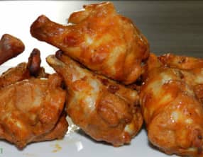 Pilons de poulet épicés au miel