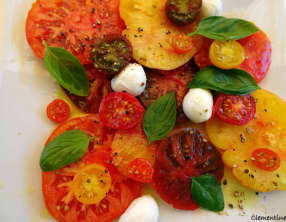 Salade de tomates à l'ancienne