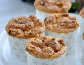 Chiffon cake miel et noix