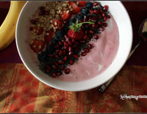 Smoothie bowl fruité
