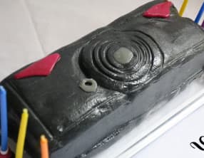 Gâteau appareil photo