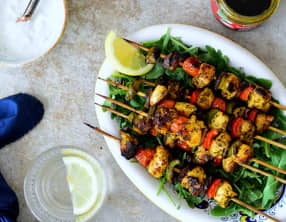 Brochettes de poulet à la Chermoula