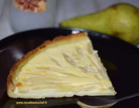 Tarte aux poires au sirop d'anis