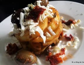 Courgettes sautées à la ricotta salée