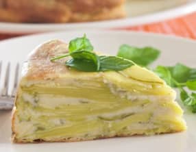 Gateau de courgettes au chèvre