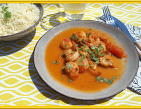Crevettes à la Chermoula