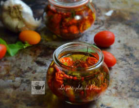 Conserves de tomates cocktail à l'huile