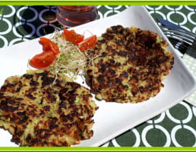 Rösti de courgettes