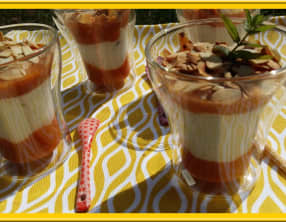 Fromage blanc et sa compotée d'abricots