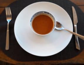 Gaspacho à la pastèque et à la tomate