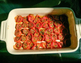 Tomates cerises confites