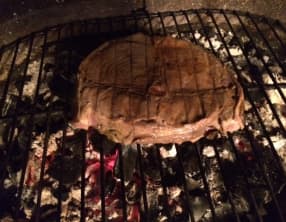 Steak de thon rouge au barbecue