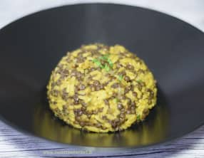 Risotto aux lentilles beluga