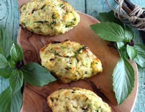 Quenelles de pommes de terre et courgettes