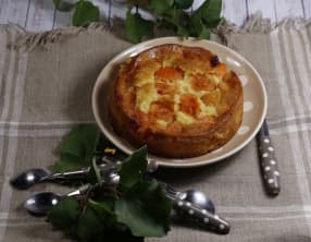 Gâteau à l'envers aux abricots