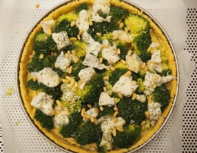 Tarte brocoli et gorgonzola