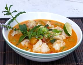 Curry rouge de poisson