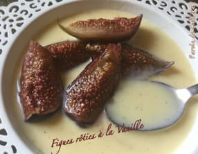 Figues rôties à la vanille