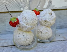 Glace à la noix de coco