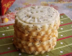 Biscuits citron et graines de pavot