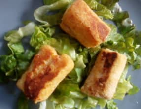 Rouleaux jambon fromage croustillants