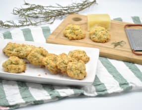 Cookies salés parmesan romarin