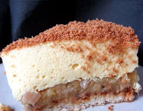 Entremets pommes poires spéculoos