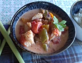 Curry de poisson aux légumes