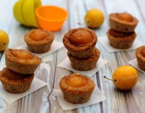 Mini muffin à la mirabelle et vanille sans sucre ajouté