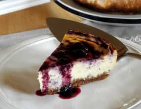 Cheesecake léger à la myrtille